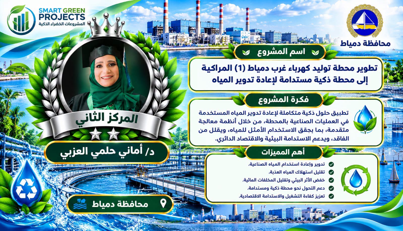 تواصل شركة شرق الدلتا لإنتاج الكهرباء دعم الأفكار الابتكارية والمبادرات التي تسهم في الحفاظ على الموارد، وتحويل التحديات البيئية إلى فرص حقيقية للتطوير والتحسين